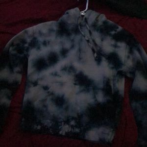 Tye dye Sweatshirt black and white size S
